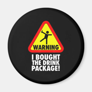 Kryssning Kryssningsvarning: Drick Paket Magnet