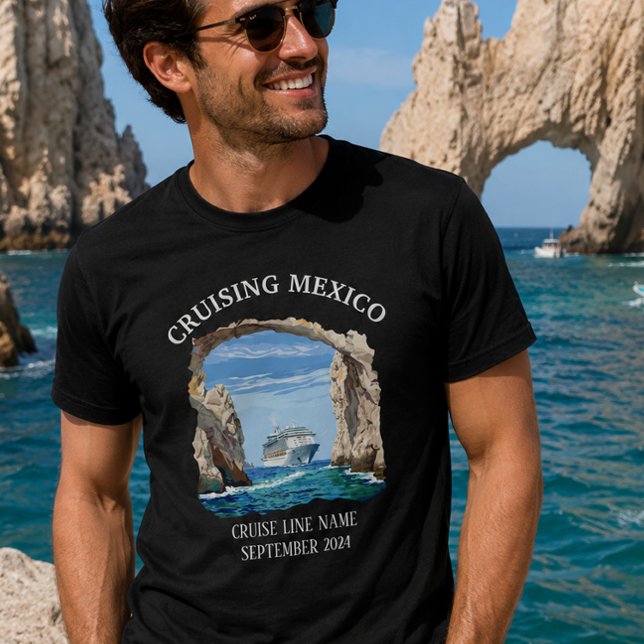 Kryssning Mexiko Cabo Ship Ombordstigning Anpassad T Shirt (Skapare uppladdad)