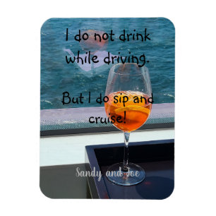 Kryssning och sip Spritzer Cruise Door Magnet