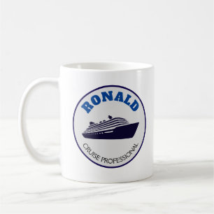 Kryssning Professionell Manar Kaffe Mugg Namn Gift