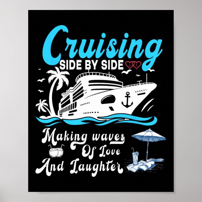 Kryssning sida vid sida par kryssning sommar  poster (Framsidan)