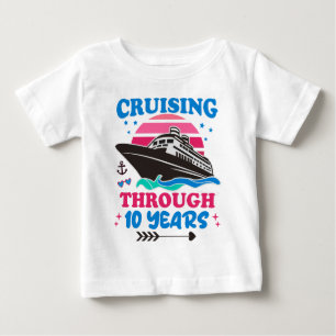 Kryssning till 10 år Bröllop T Shirt