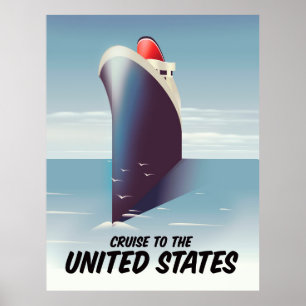 Kryssning till USA Poster