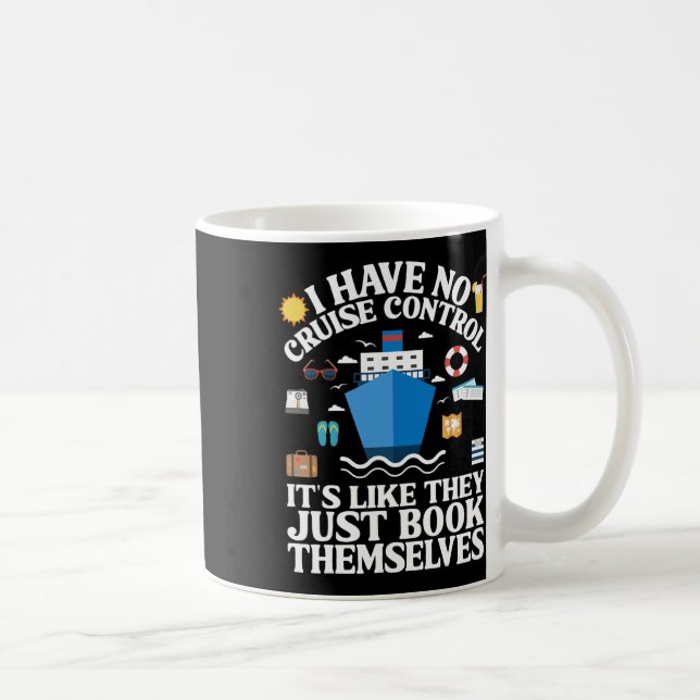 Kryssningar De Bokar Själva Jag Har Ingen Kontroll Kaffemugg (Höger)