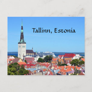 Kryssningfrakt i Tallinn, Estland Vykort