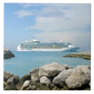 Kryssningfrakten på CocoCay belägger med tegel Kakelplatta