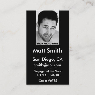 Kryssningkort Visitkort