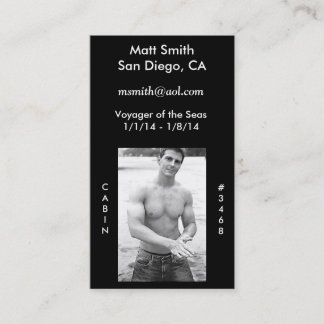 Kryssningkort Visitkort