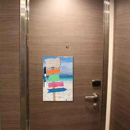 Kryssningsbart Frakt Dörrdäck, tomt återanvändbart Skrivtavla