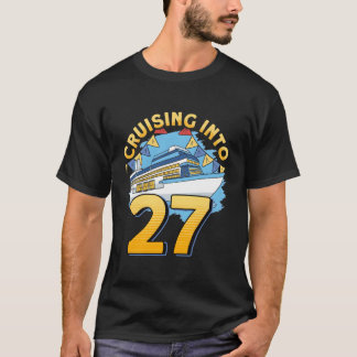 Kryssningsbåt Kryssar In I 27 Kryssning T Shirt