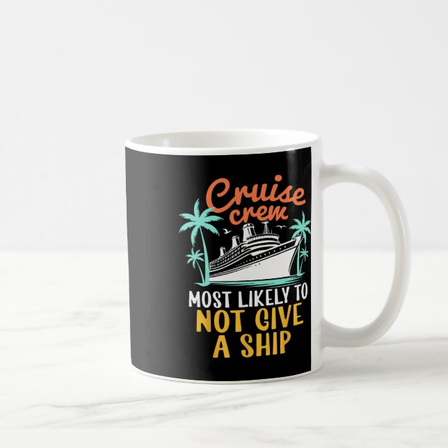 Kryssningsbesättning Ger Förmodligen Inte En Farty Kaffemugg (Höger)
