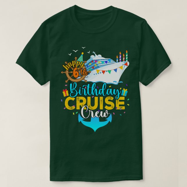 Kryssningsbesättning i 6e t shirt (Design framsida)