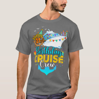 Kryssningsbesättning på 21:a födelsedagen t shirt