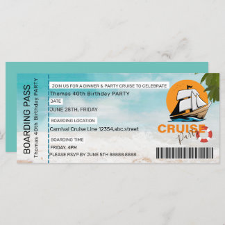 Kryssningsbuss för Party 40 Födelsedagsfester