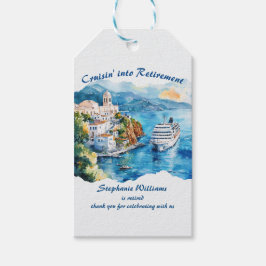 Kryssningsdestinationen pension Party, Grekland Presentetikett