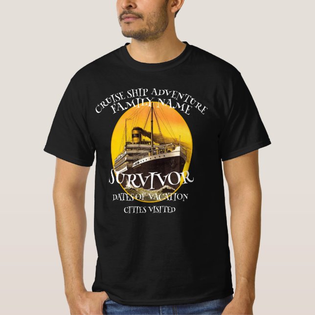 KRYSSNINGSFARTYG 2024 2025 2026 2027 2028 2029 203 T SHIRT (Framsida)