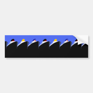 Kryssningsfartyg Fraktas Vintage affisch Ocean Lin Bildekal