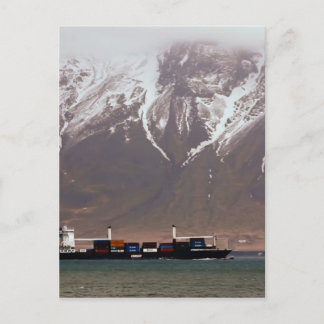 KRYSSNINGSFARTYG runt SNÖBERG Amerika Vykort