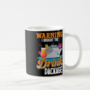 Kryssningsfartyg Semester Dryckespaket Varning Jag Kaffemugg