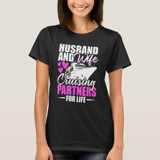 Kryssningsfartyg Semester Familj Partners 1 T Shirt (Framsida)