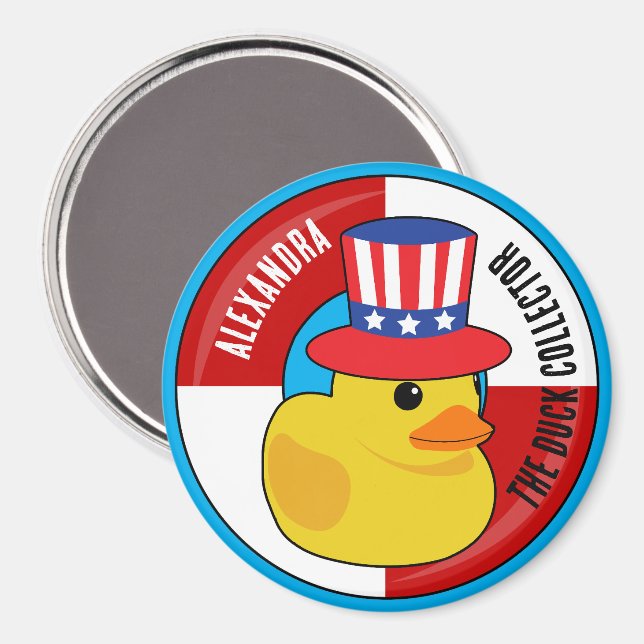 Kryssningsfartygs hyttrum Kryssning Anka Magnet (Front/Back)