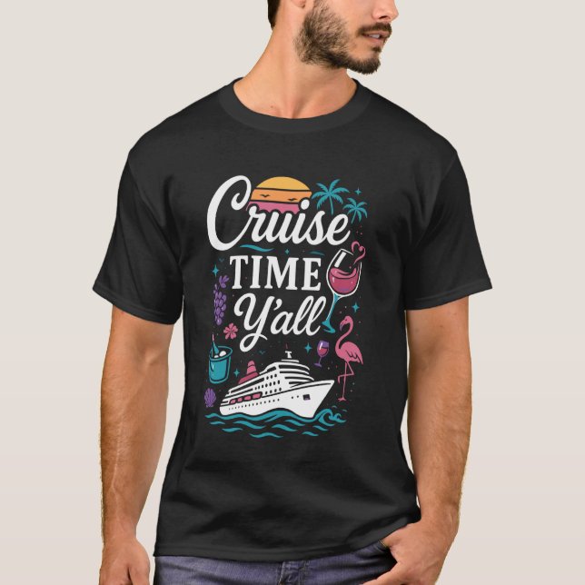 Kryssningsfartygs Semester Tjej Kryssningstid Er A T Shirt (Framsida)