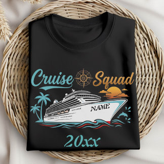 Kryssningsgäng Anpassat Namn Personlig Semester T Shirt