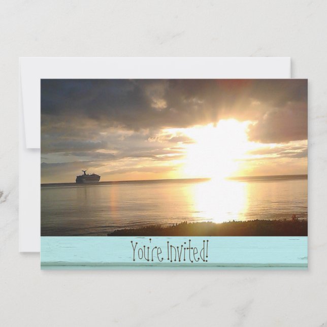 Kryssningsinbjudan Inbjudningar (Framsida)