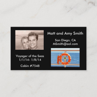 Kryssningskort Visitkort
