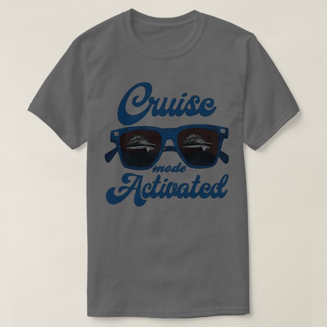 Kryssningsläge aktiverat t shirt (Design framsida)