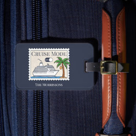 Kryssningsläge på bagagemärkning bagagebricka