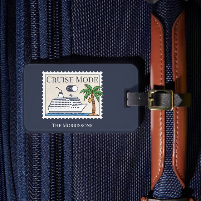 Kryssningsläge på bagagemärkning bagagebricka (Framsida Insitu 4)