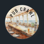Kryssningsledning för party Pub Crawl Pub Knapp<br><div class="desc">Den här designen kan vara personlig i det område som tillhandahålls genom att ändra fotot och/eller text. Du kan också anpassa den genom att klicka på Anpassa den här mallen och sedan välja klicka för att anpassa ytterligare alternativ och ta bort eller ändra färg i bakgrunden, lägga till text, ändra...</div>