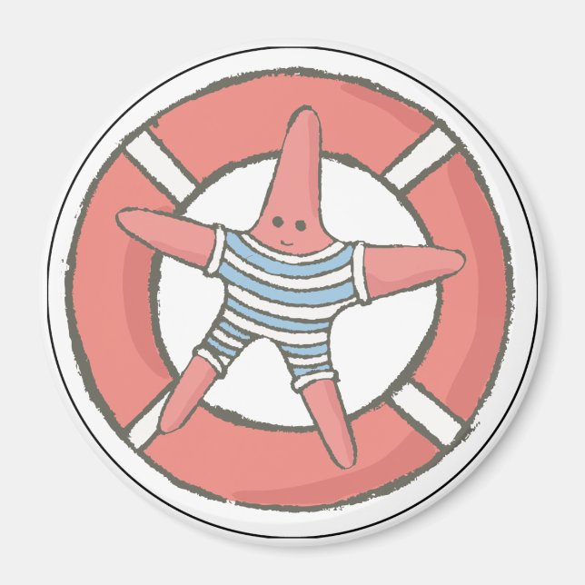 Kryssningsmarkör (Frakt Star Fish Cabin Door Marke Magnet (Framsidan)