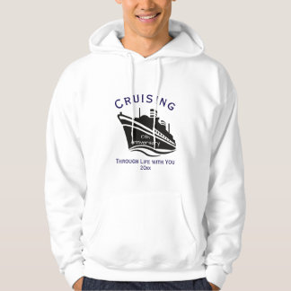 Kryssningspar/Familjekryssning Genom Personalisera Hoodie
