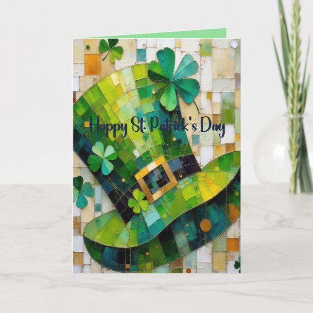 Kryssningspresent för St. Patrick's Day-kort Kort (Framsida)