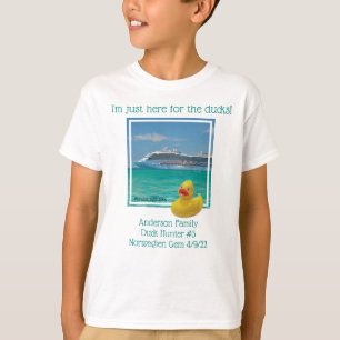 Kryssningsskjorta för familjen anka t shirt
