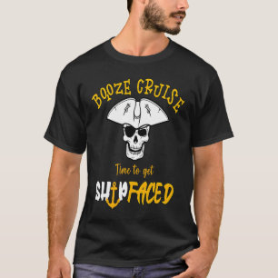 Kryssningstid i sprit för att få Frakt vänd mot Pi T Shirt