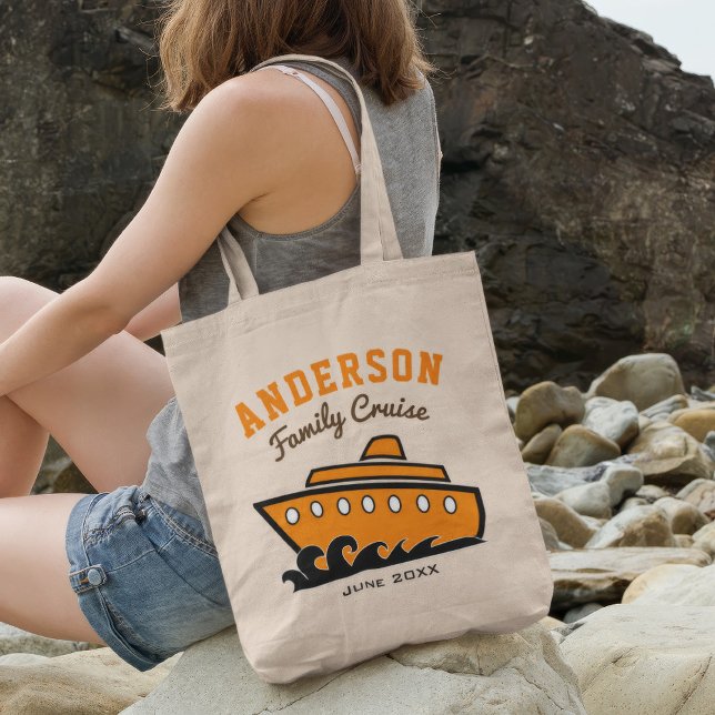 Kryssningsventilation för anpassad namnfamilj tygkasse (Skapare uppladdad)