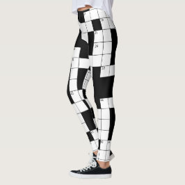 Kryssordsbenkläder Leggings