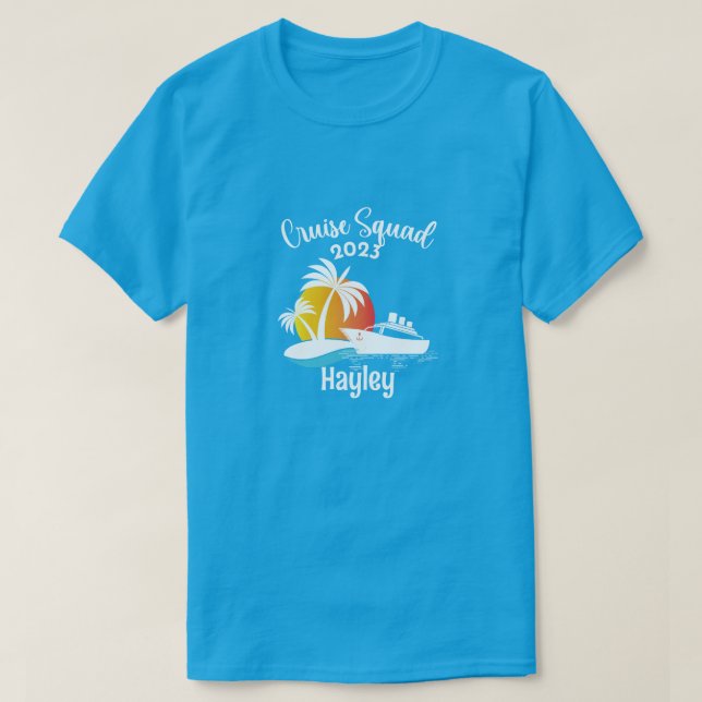 Kryssruta 2023 Anpassningsbar T-Shirt (Design framsida)