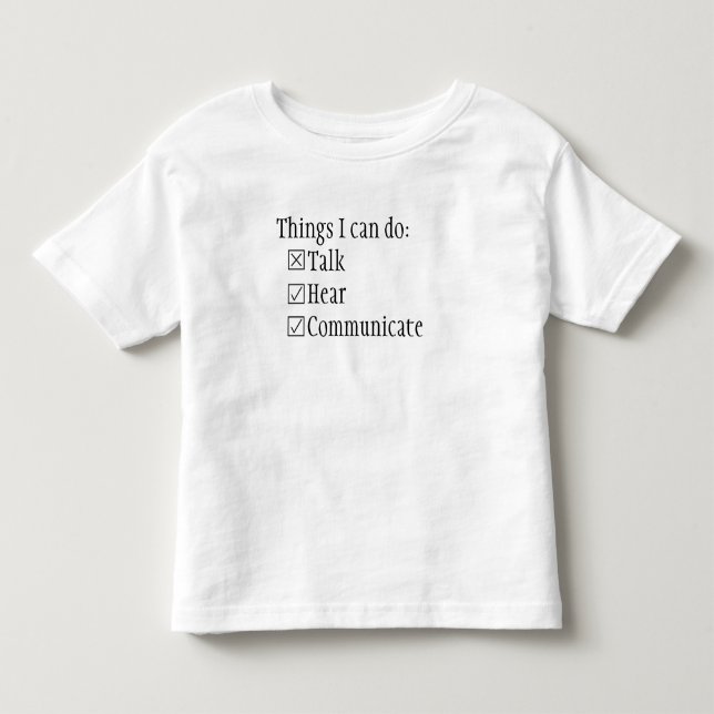 Kryssrutor kommunicerar T-Shirt (Framsida)