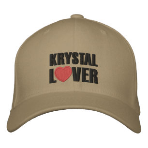 Krystal Älskare Broderad Keps