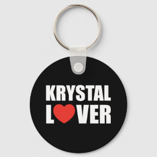 Krystal Älskare Nyckelring