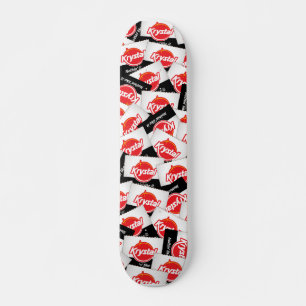 Krystal boxas skateboarden mini skateboard bräda 18,5 cm