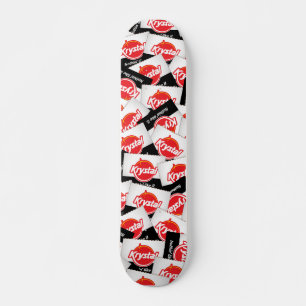 Krystal boxas skateboarden skateboard bräda 21,5 cm