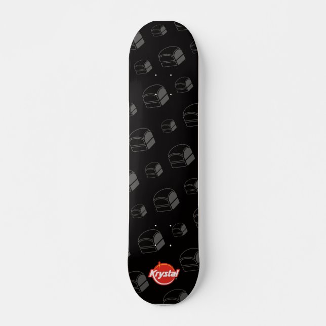 Krystal Burger Skateboard Bräda 20 Cm (Framsida)
