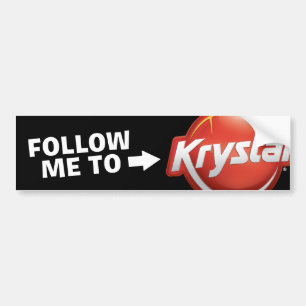 Krystal följer mig bildekalet bildekal