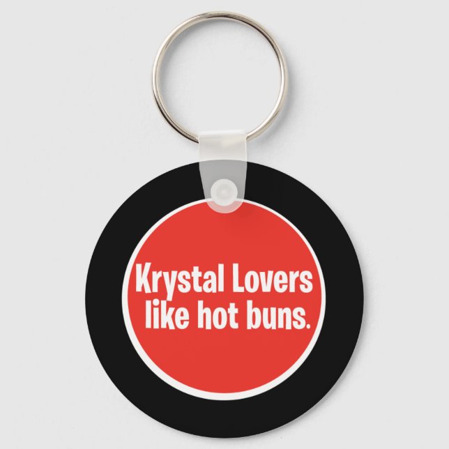 Krystal Hett Buns Nyckelring (Framsida)