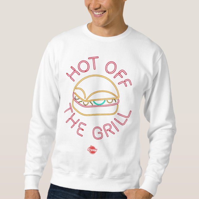 Krystal hoade av grilla sweatshirt (Framsida)